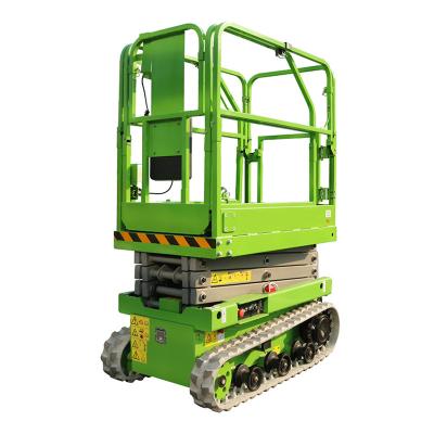 China Self Propelled Hotels Crawler Scissor Lift Track Lift Platform For Sale for sale