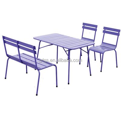 China Dining Room Set 4 Piece Patio Furniture Dining Chair & Table Set for sale