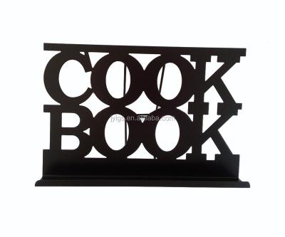 China Kitchen Product Metal Cookbook Bookends for sale