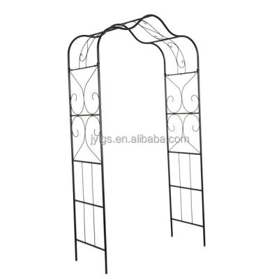 China Easily Assembled Outdoor Patio Wrought Iron Garden Arch for sale