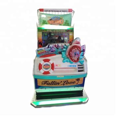 China Coin Operated Hardware Gun Shooting Game Machine, Let Us Go Island Video Game Machine for sale