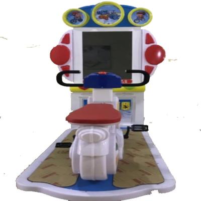 China Amusement Park Coin Operated Kiddie Ride On Car Riding Bike Simulator Kids Ride On for sale