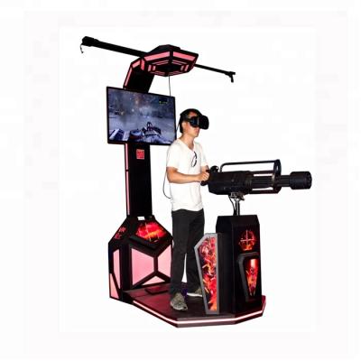 China Coin Operated Hardware VR Simulator Game Machine / Cool Appearance Gatling Gun Machine / Virtual Reality Shooting Games for sale