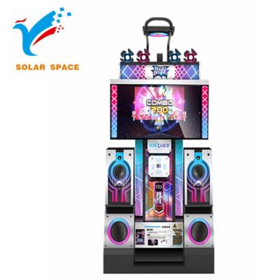 China Metal+acrylic+plastic Coin Operated Machine Electronic Pump Arcade Danz Base Dancing Game It Dance Machine Game for sale