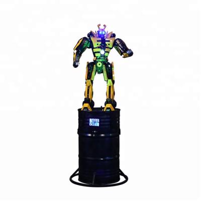 China Large Modern Outdoor Material Iron Transformer Robot Sculpture For Sale / Stock Count In Game Center for sale