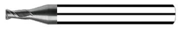 China Solid Carbide Round Nose Router Cutter 4mm-12mm 2 Flute HSS End Mill for sale