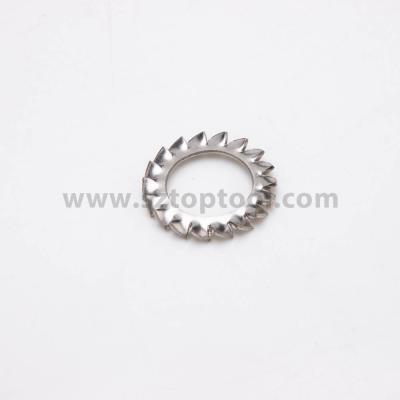 中国 304 316 Ext Tooth Lock Washer Din6798A Serrated Lock Washers 販売のため