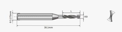 China High Rigidity Design Slot PCB Router Bits zu verkaufen