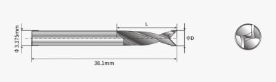 China Fish Drill Bit 0.8mm Pilot Hole PCB Drilling Bit for sale