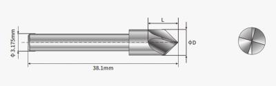 Chine 2mm-12mm PCB Flat Bottom Counterbore Drill Bit à vendre