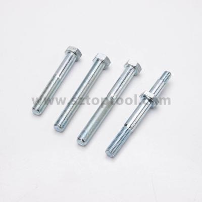 China High Strength Grade 8.8 10.9 Hex Head Bolt Zinc Plated for sale