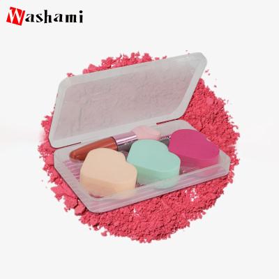 China Eco - Friendly 6 In 1 Multi - Function Silicone Skin Makeup Sponge Soft Powder Puff for sale