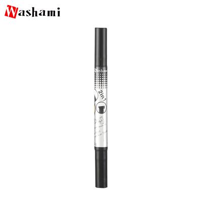 China Long Lasting Washami 2 in 1 Black Glitter Eyeliner Stamp for sale