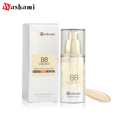 China Blemish Makeup Waterproof White BB Cream Face Liquid Washami Foundation for sale