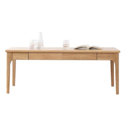 China Fashion Modern Nordic Style Solid Wood Table Peninsula Solid Wood Coffee Table for sale