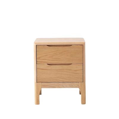 China (Other) Full Adjustable Modern Contracted Solid Wood Bedside Cabinet Household Bedroom Receives Storage Locker Small Family for sale