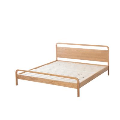 China Nvironmentally friendly solid wood oak bed bedroom furniture napolitano bed for sale