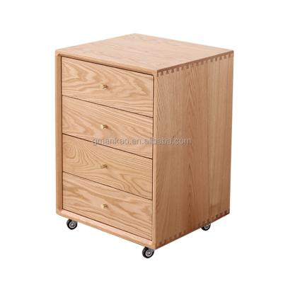 China Adjustable Single Portable File Cabinet Staff (Others) Office Storage Cabinet Four Wood Floors With Wheels Drop In Ground File Cabinet for sale