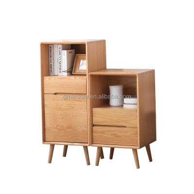 China Nordic simple modern oak wine cabinet living room display cabinet for sale