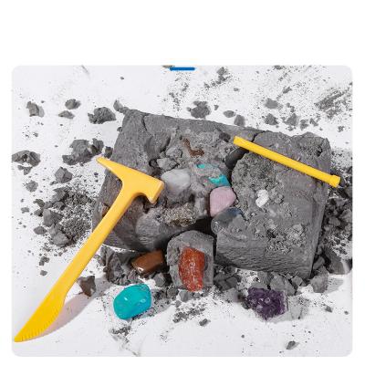 China Fossil Excavation Toy Teaching Creative Gift Diy Kids Gem Exploration Treasure Gem Archaeological for sale