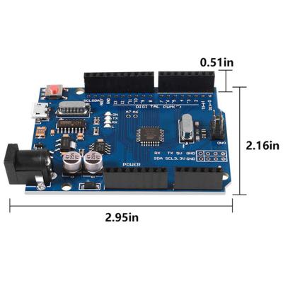 China Arduino Original Board Official Atmega 328p MCU Module Development Compatible Arduino UNO R3 Board for sale