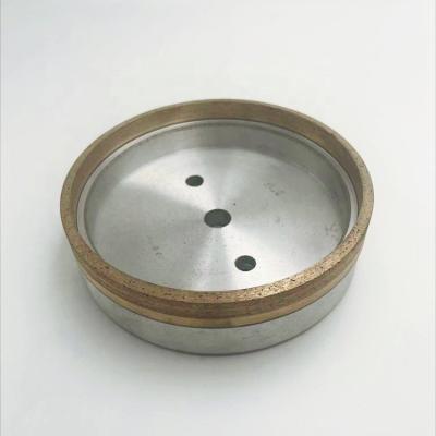 China Factory direct sales aluminum metal bronze diamond grinding wheel for linear edge machine for sale