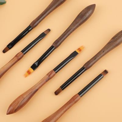 China High Quality Pinceles Kolinsky Nail Art Brush Set Dotting Tool New Design 11pcs Set Flower Acrylic Painting Drawing Nail Brush 2021mini Wooden for sale