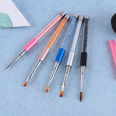 China Pinceles Kolinsky Nail Brush Nail Art Brush Set Multifunctional Logo Brush Custom Painting Artist Paint Nail Art Drawing Pen Kits Wholesale Cosmetic Tools for sale