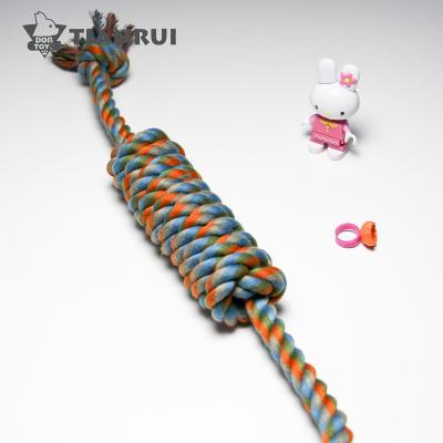 China Sustainable Teeth Cleaning Durable Cotton Rope Pet Chew Toy for sale