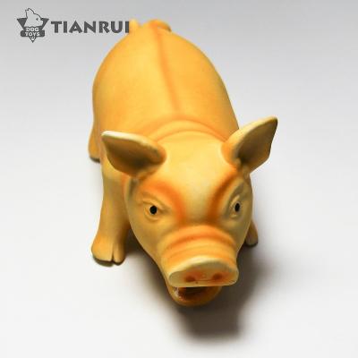 China 2018 Viable Wholesale Latex Pig Toy Squeaky Rubber Dog Toy for sale