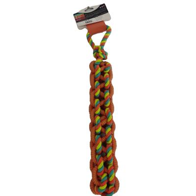 China Eco-Friendly Sustainable High Quality Cotton Rope Chinese Knots Dog Chew Toy for sale