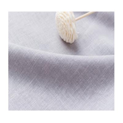 China Cheap Elastic Soft Linen Organic Spandex Linen Viscose Blend Pillowcase Dress Shirt Supplier Factory Stock Canvas Fabric for sale