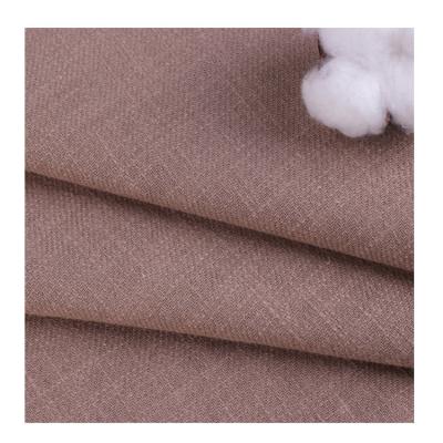 China Home Curtain Sofa Ramie Fabric in China Textile Fabric Supplier Hot Sale Heavy Cheap Organic Cotton Linen Cloth Coat for sale