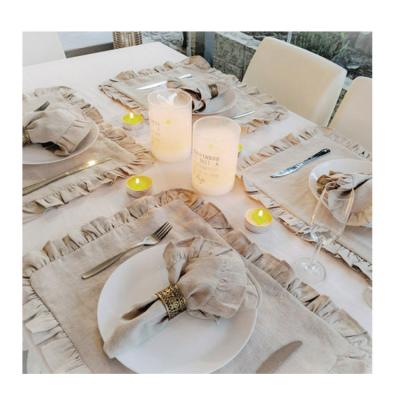 China Other Hot Sale Colors Washed 100% Natural Organic Linen Wedding Hotel Table Napkin For Restaurant for sale