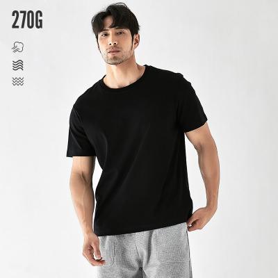 China Hotsale Wholesale Men's Anti-Wrinkle Print Heavy Embroidery Logo Boy Custom Casual Short Sleeve 100%Cotton T-shirt Short Sleeve T-shirt for sale