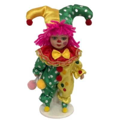 China Porcelain Model of DIY TOY High Quality Clown Doll for sale