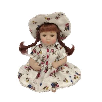 China DIY TOY Rural style porcelain dolls with nice fabric for promotion, for birthdays gift and home decoration and so on. for sale