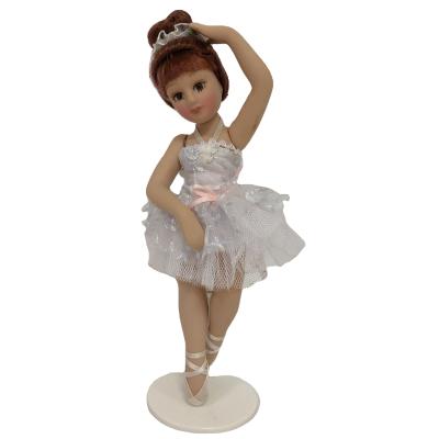 China DIY TOY Porcelain Ballerina Ornament in Color Dress for sale