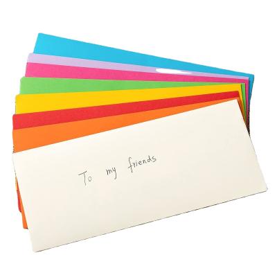 China Recycled Materials Colored Paper Vellum Printed Envelopes Mail Flip Invoice Business Envelope Suitable For Office for sale