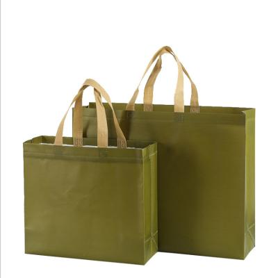 China Foldable Storage Bag Customized Color Laminated Nonwoven Tote Bag Takeaway Customized Desgin Three Dimensional Buying Folding Accepted for sale