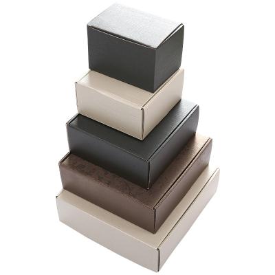 China Good Sale Recyclable Handmade Black Cardboard Boxes Customized Storage Box Closing Lid Packaging Storage Box for sale