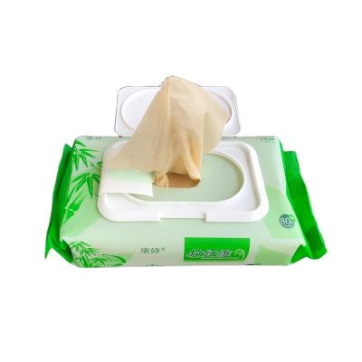 China Super Popular Eco-friendly Super Soft Bamboo Wet Female Remover Cloth Baby Fiber Wet Wipe Makeup for sale