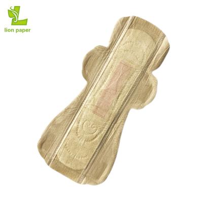 China Lady Pad Sanitary Napkin Fc Breathable Natural Soft Organic Cotton Care Bio Biodegradable Women Menstrual Wings Style Time for sale