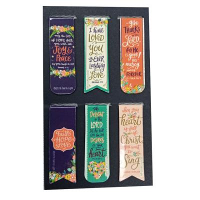 China China 6pcs Magnetic Bookmarks Magnet Page Markers Assorted Book Markers Set For Students Office Reading for sale