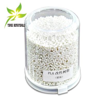 China 100% BIODEGRADABLE biodegradable and compostable PLA modified resin-raw material for sale