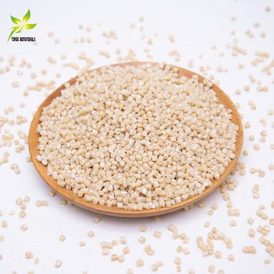 China 100% biodegradable and compostable; Eco-friendly biodegradable compostabble plastic film extrusion grade constarch PBAT resin for blowing film for sale