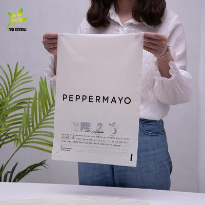 China 100% biodegradable and compostable; Eco-friendly PLA EN13432 Wholesale Biodegradable Compostable Plastic Self Adhesive Packaging Bag for sale