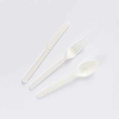 China Corn Starch CPLA Compost Disposable Cutlery Biodegradable Compost Cutlery for sale