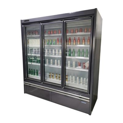 China Commercial Single-temperature Supermarket Beverage Display Fridge Open Fridge for sale