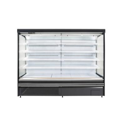 China Commercial Single-temperature Multideck Display Fridge For Vegetables And Fruits for sale